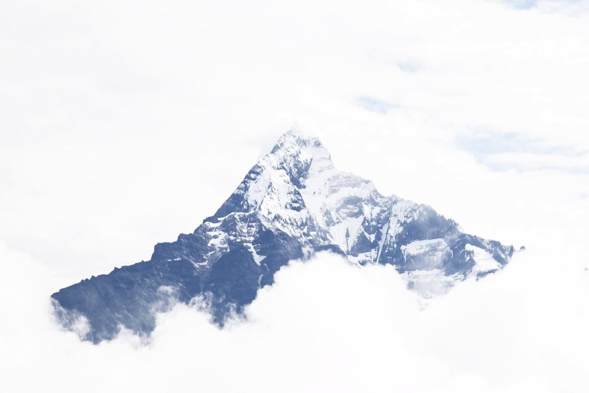 Stunning view of Mount Everest captured during a helicopter-supported luxury photography trek in Nepal